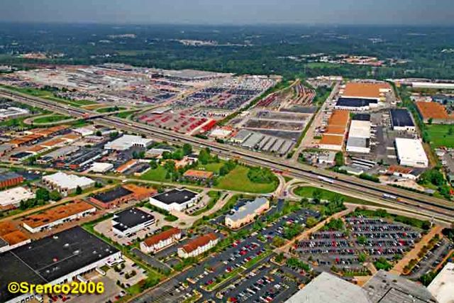 Fenton MO Industrial aqrea around Chrysler Plant